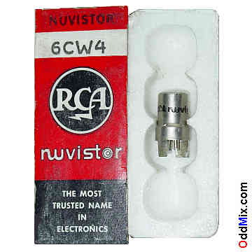 6CW4 High-Mu Triode RF Amplifier Nuvistor Miniature RCA Electron Vacuum Tube [14 KB]