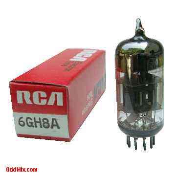 6GH8A Medium-Mu Triode Sharp-Cutoff Pentode VHF FM RCA Electronic Vacuum Tube 3 [9 KB]
