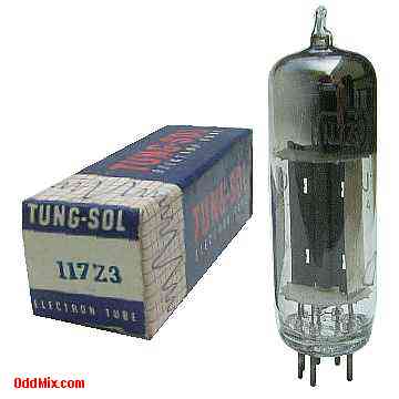 117Z3 Tung-Sol Full-Wave Rectifier High Voltage HV Electronic Tube Vintage Part [11 KB]