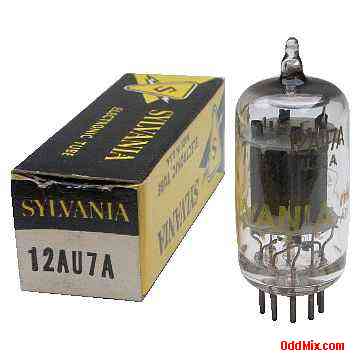 12AU7A Sylvania Medium-Mu Twin Triode Amplifier Oscillator Electronic Vacuum Tube [12 KB]