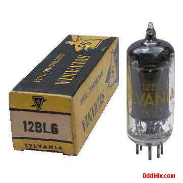 12BL6 Sylvania Auto Radio Low Anode Voltage Space Charge Pentode Electronic Tube [10 KB]
