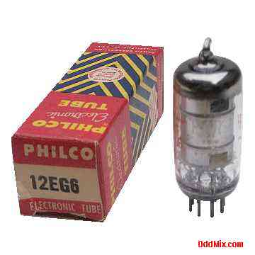 12EG6 Philco Auto Radio Low Anode 12V Pentagrid Space Charge Electronic Tube [11 KB]