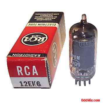 12EK6 Remote-Cutoff Pentode RCA Radiotron Auto Radio Space Charge Electron Tube [11 KB]