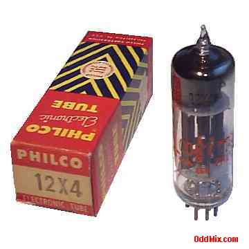 12X4 Full-Wave Vacuum Rectifier Philco Radio Electronic Automobile Vintage Tube [10 KB]