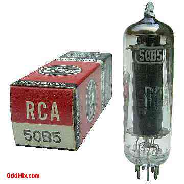 50B5 RCA Radiotron Beam Power Electron Tube [13 KB]