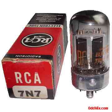 7N7 RCA Radiotron Medium-Mu Twin-Triode Discontinued Electronic Vacuum Tube [11 KB]