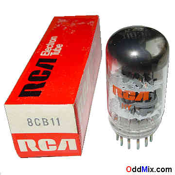 8CB11 Compactron Twin Pentode RCA Amplifier Oscillator Audio Electronic Tube [13 KB]