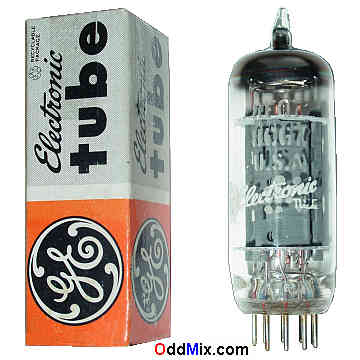 8FQ7/8CG7 Medium-Mu Twin Triode Video Amplifier GE Electronic Vacuum Tube [17 KB]