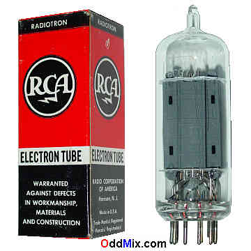 8FQ7/8CG7 Medium-Mu Twin Triode Video Amplifier RCA Electronic Vacuum Tube [16 KB]