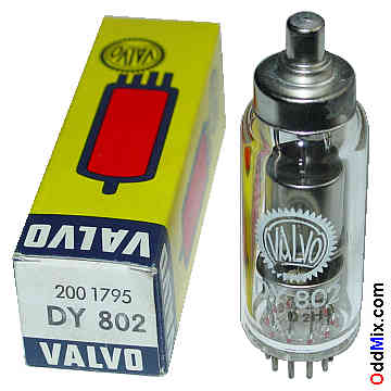 DY802 Valvo High Voltage Diode Vacuum Rectifier Half-Wave Vacuum Electron Tube [15 KB]