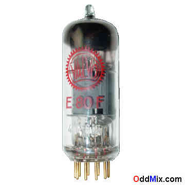 E80F Sharp Cutoff Pentode Valvo SQ AF RF Amplifier Hi-Rel Vacuum Electronic Tube [8 KB]