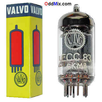 ECC83 High-Mu Twin Triode Audio Amplifier Valvo Vacuum Electron Tube [15 KB]