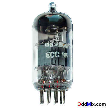 ECC85 Double High-Mu Triode AF RF Amplifier Siemens Vacuum Electronic Tube [10 KB]