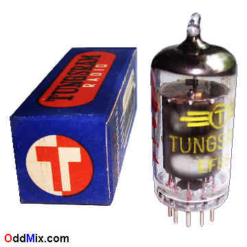 EF86 Medium-Mu AF Audio Amplifier Pentode Tungsram Vacuum Electron Tube [13 KB]