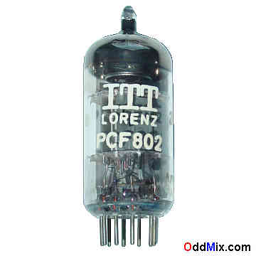 PCF82 Medium-Mu Triode Sharp-Cutoff Pentode VHF FM Lorenz IT&T Vacuum Electronic Tube [9 KB]