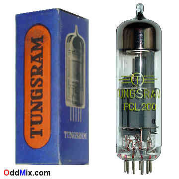 PLC200 Triode, Pentode Amplifier Oscillator Tungsram Vacuum Electronic Tube 2 [14 KB]