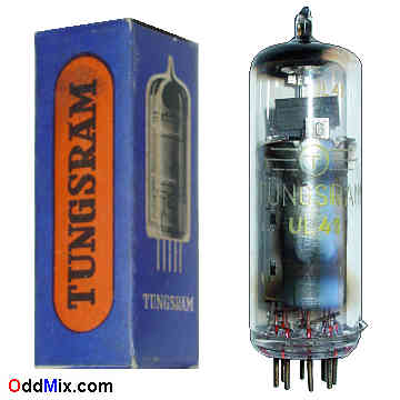 UL41 Tungsram Output Pentode Audio Amplifier Vacuum Electron Tube [14 KB]